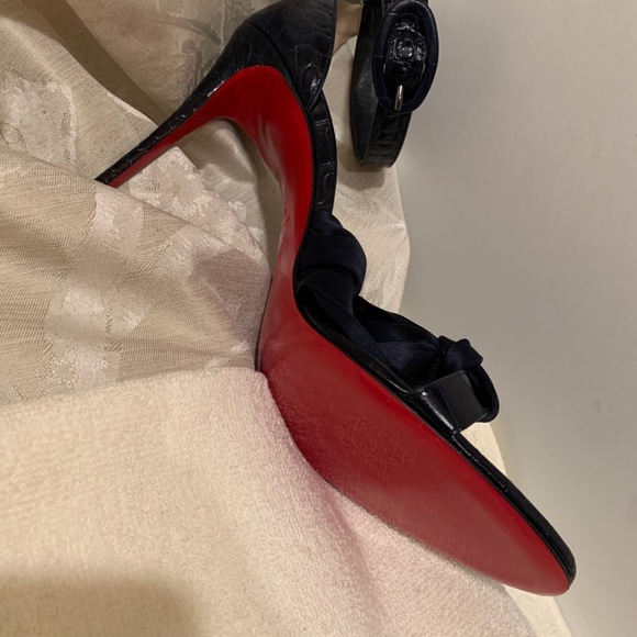 Christian Louboutin navy blue - Picture 8 of 16